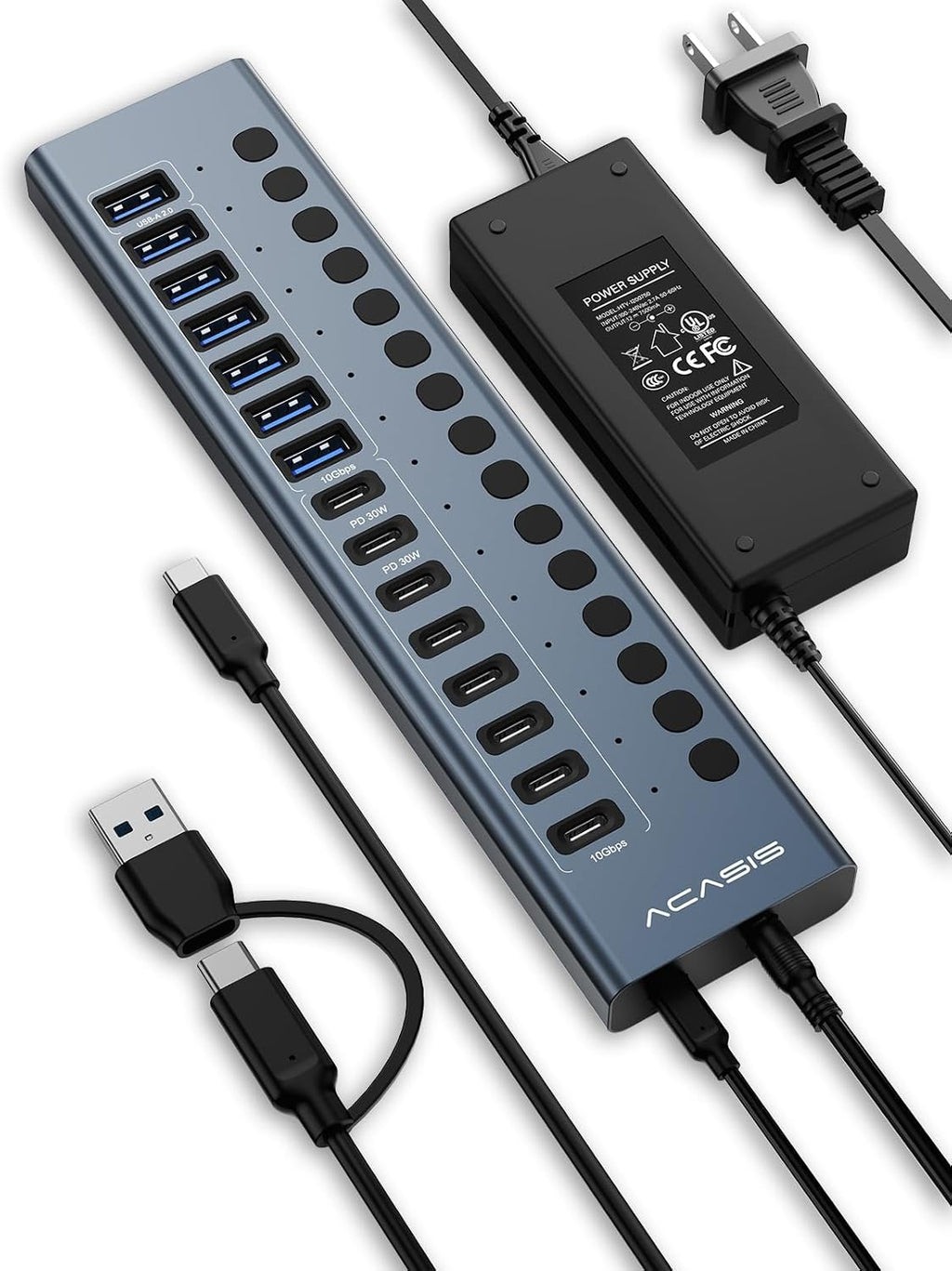 WipeOS Mobile Device USB Hub