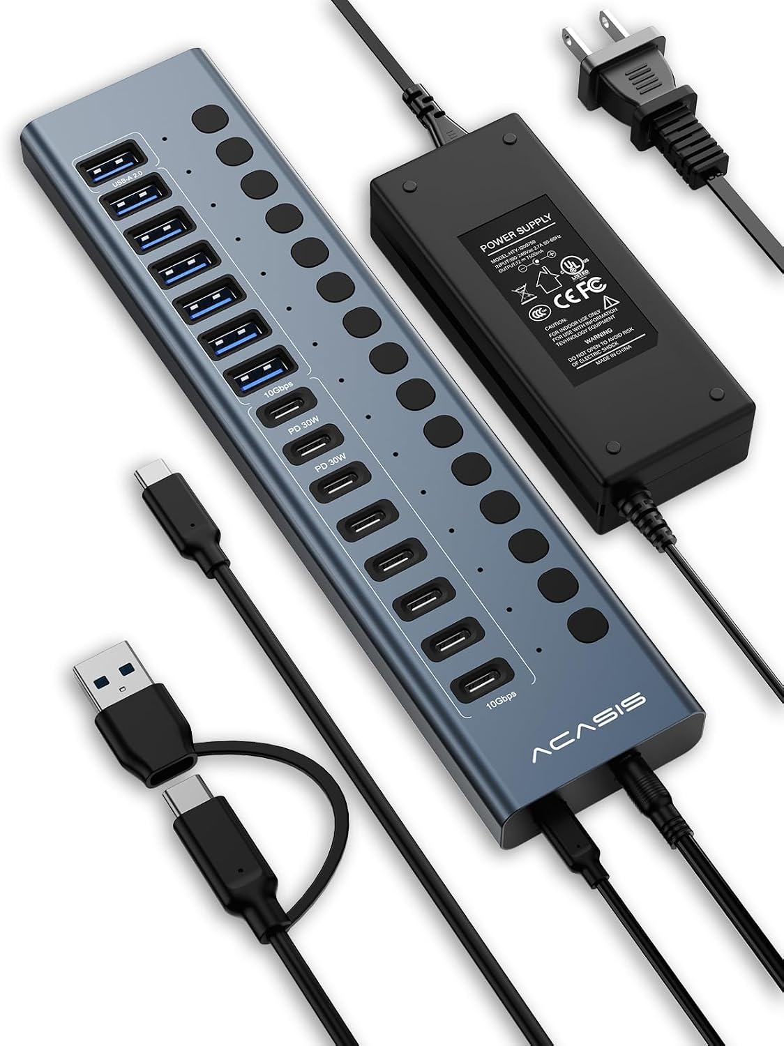 WipeOS Mobile Device USB Hub