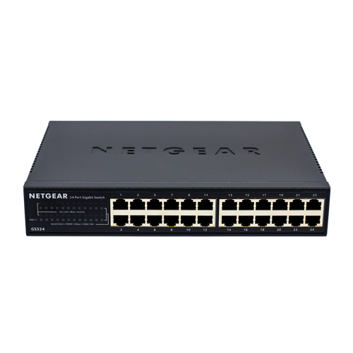 24-Port Gigabit Ethernet Unmanaged Essentials Switch for WipeOS