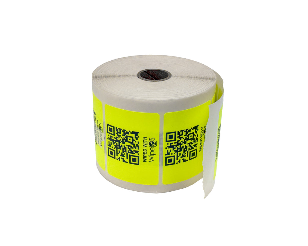 Wiped Using WipeOS - Roll of Labels