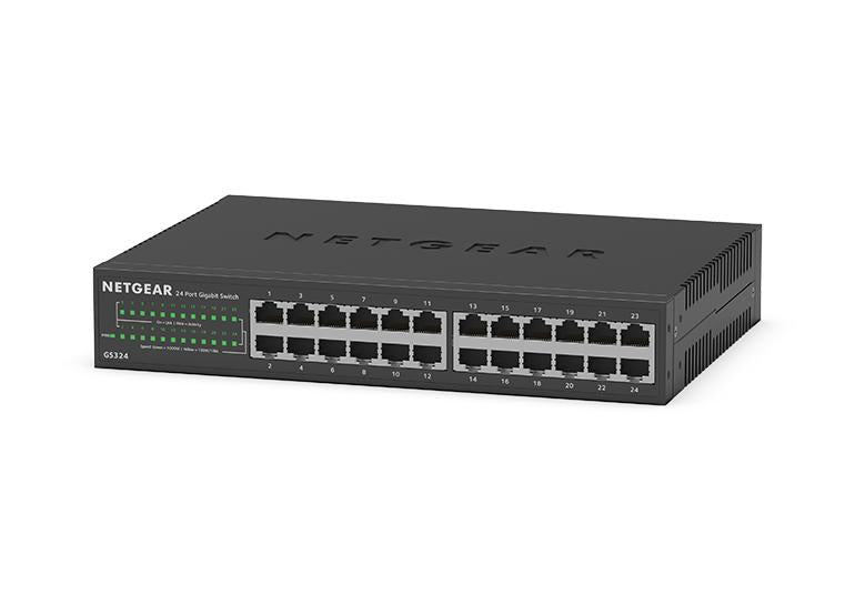 24-Port Gigabit Ethernet Unmanaged Essentials Switch for WipeOS
