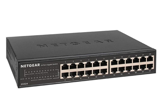 24-Port Gigabit Ethernet Unmanaged Essentials Switch for WipeOS